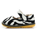 Zebra Printing Chaussures pour bébés Squeaky Shoes